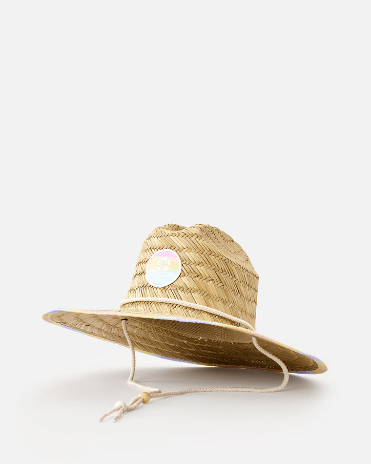 Girls Mixed Straw Sun Hat