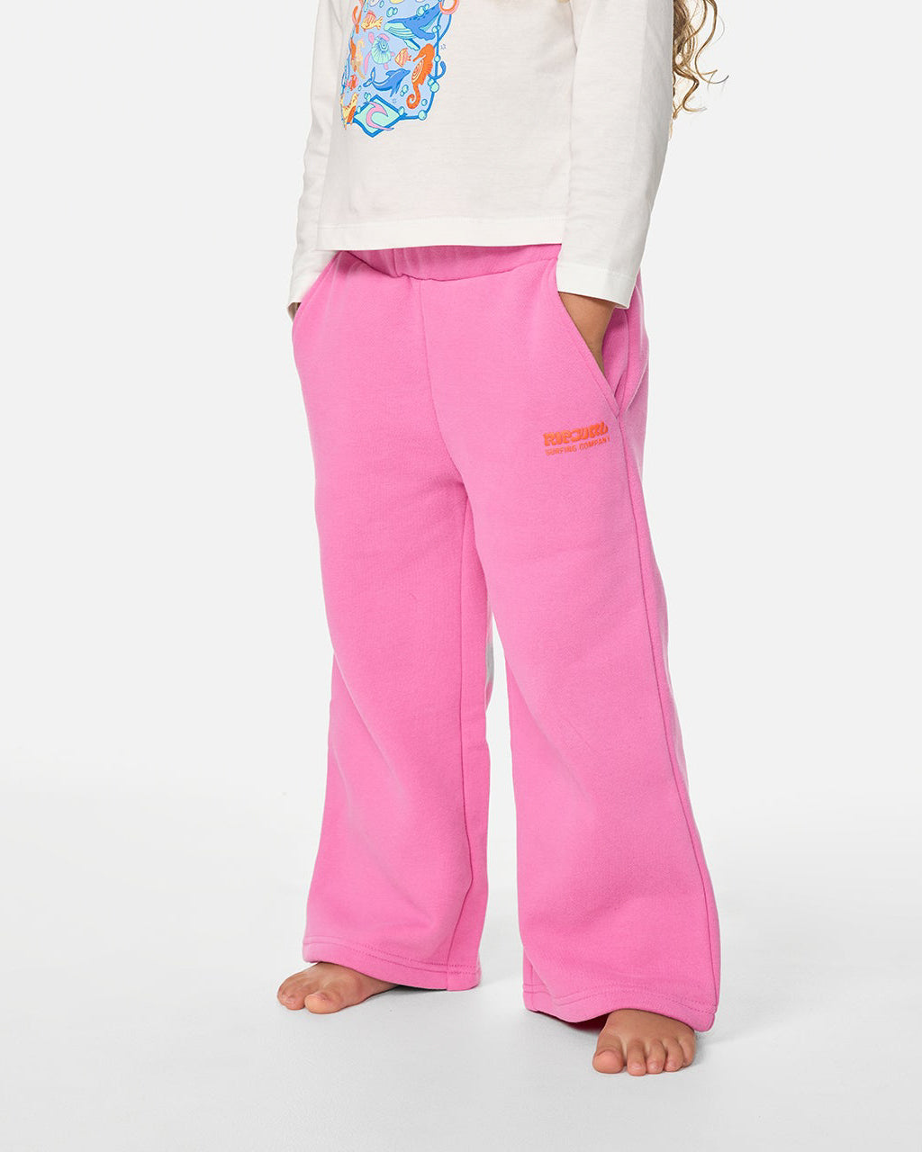 Girls Surf Puff Wide Leg Trackpant