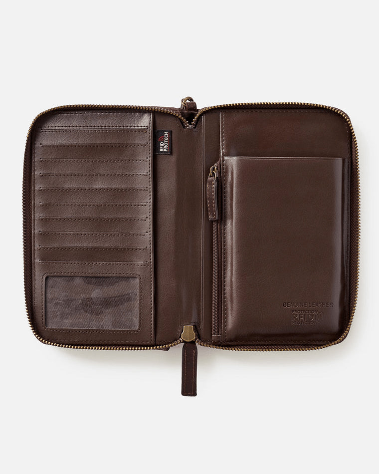 Oversized Rfid Leather Wallet
