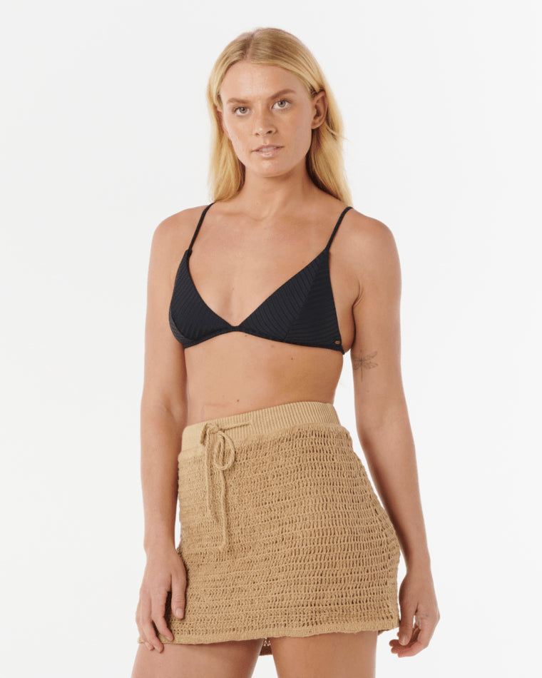 Soleil Crochet Mini Skirt