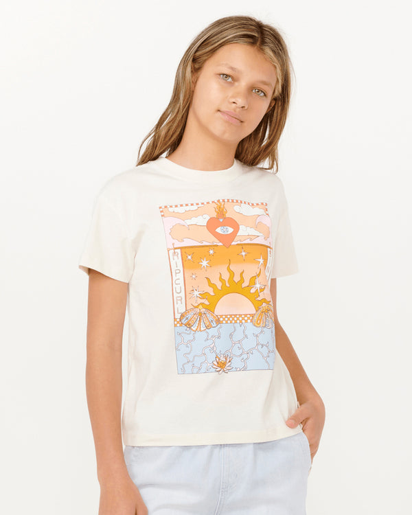 Girls Summer Solstice Art Tee