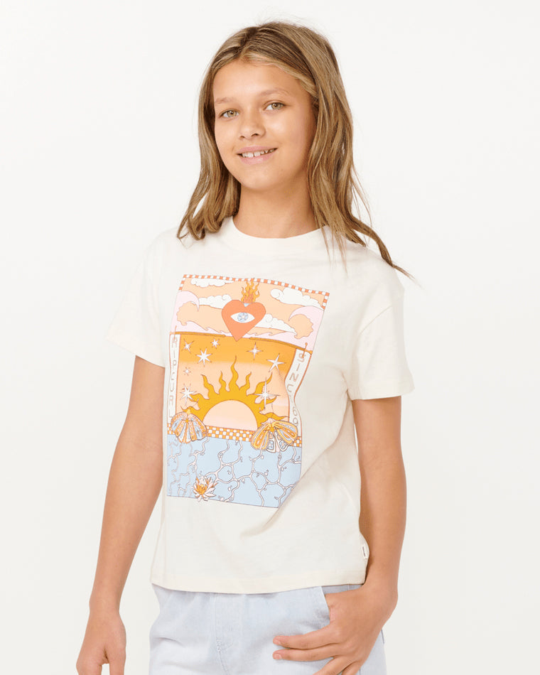 Girls Summer Solstice Art Tee