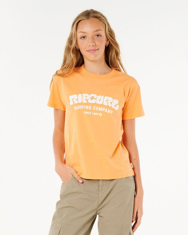 Girls Surf Puff Relaxed Tee