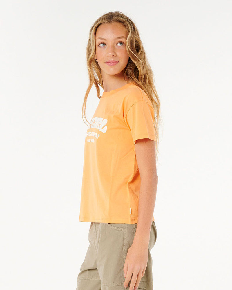 Girls Surf Puff Relaxed Tee