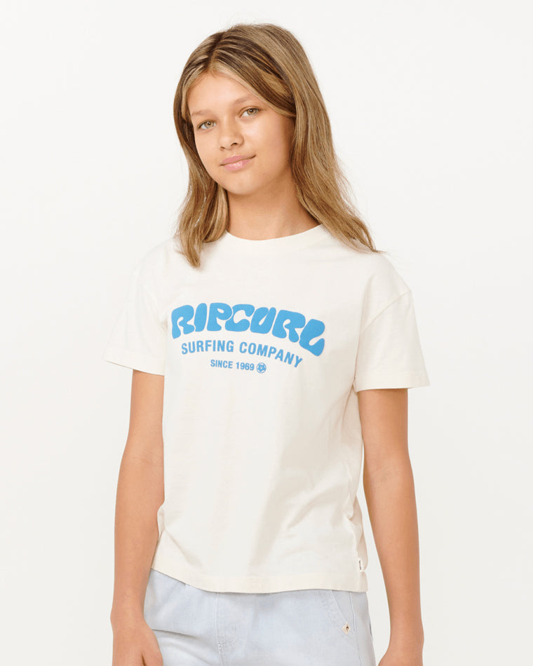 Girls Surf Puff Relaxed Tee