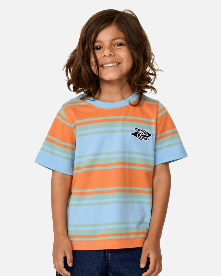 Tots Ocean Party Stripe Tee