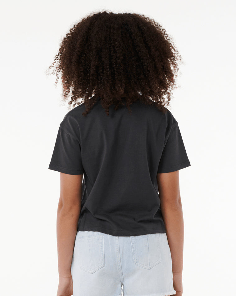 Girls Coral Sands Crop Tee