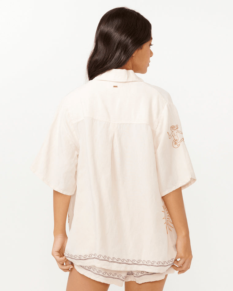 Beach Party Embroidered Shirt