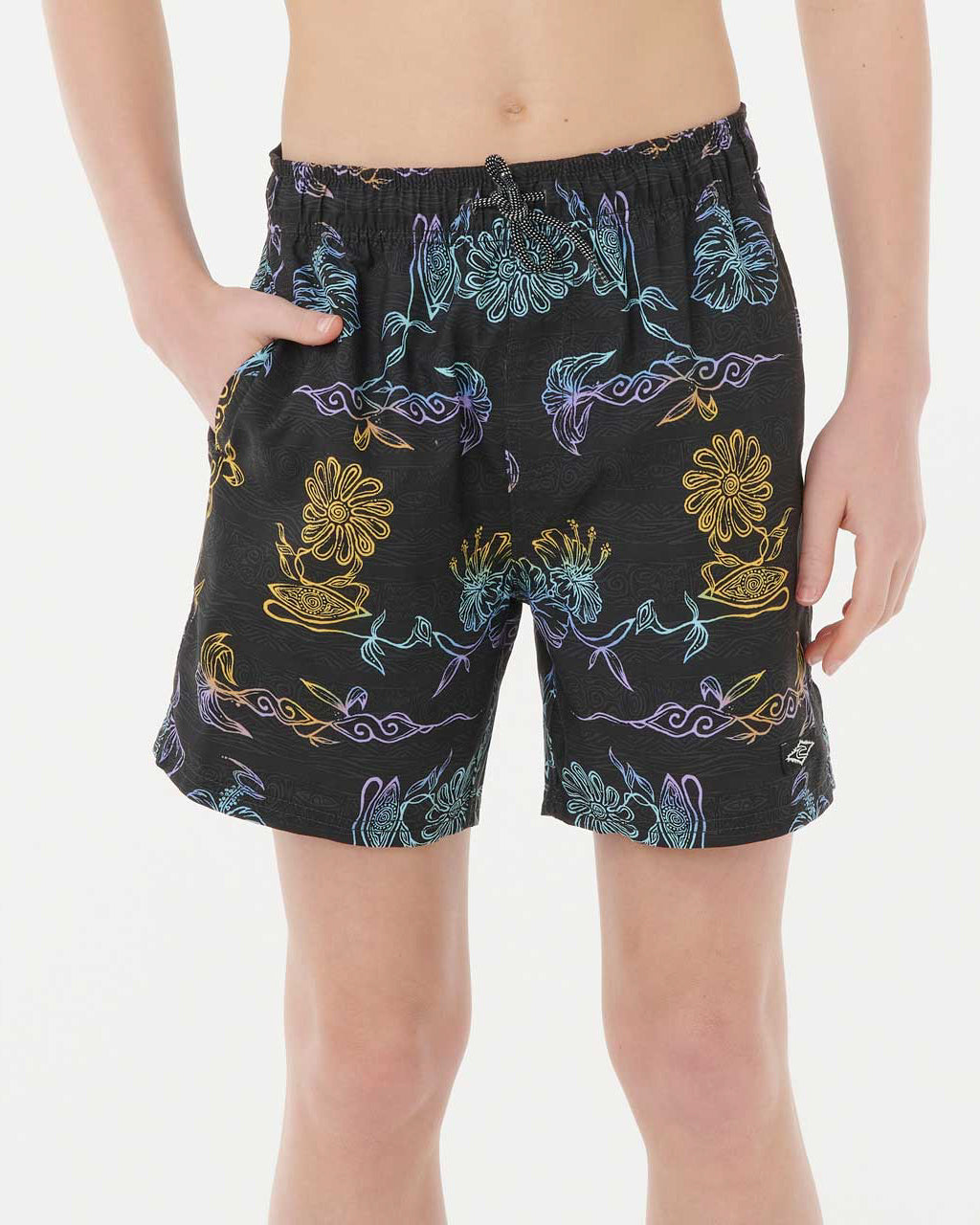 Boys Tropic Daze Floral Volley