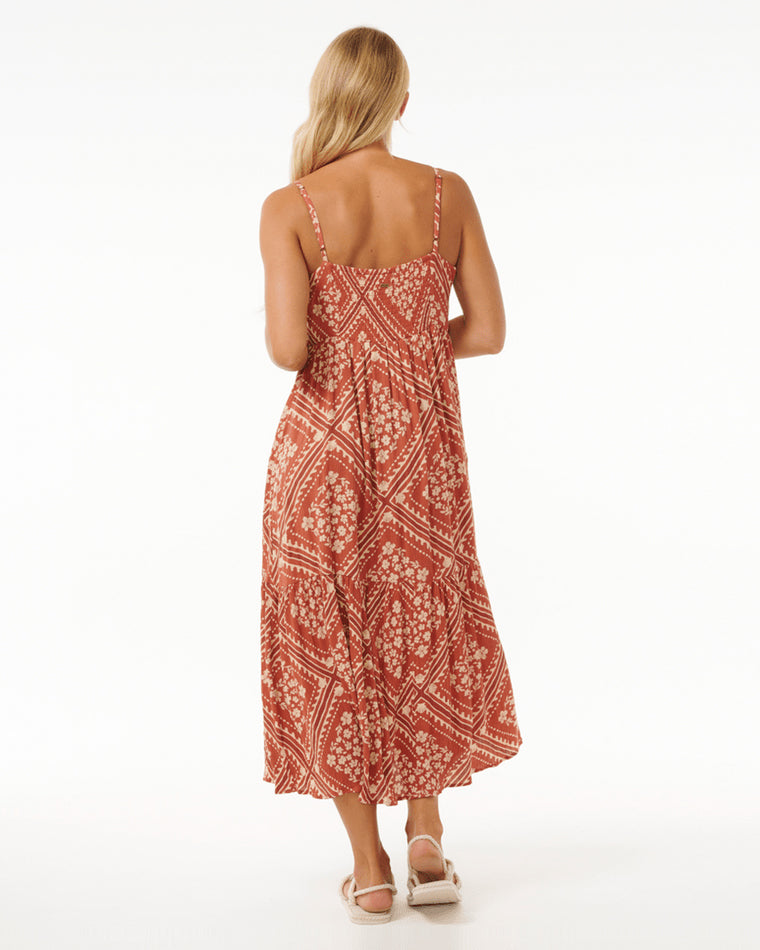 Soleil Button Through Maxi Dress