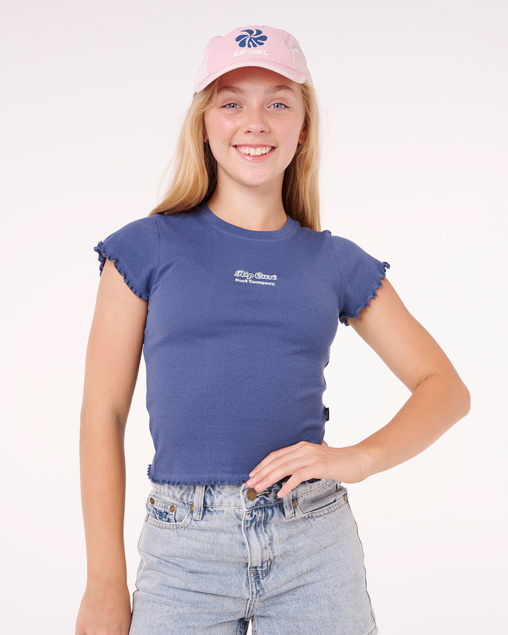 Girls Paradise Club Rib Tee