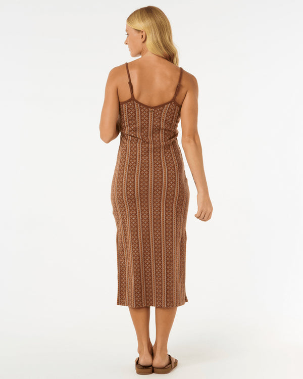 San Carlos Jacquard Knit Midi Dress