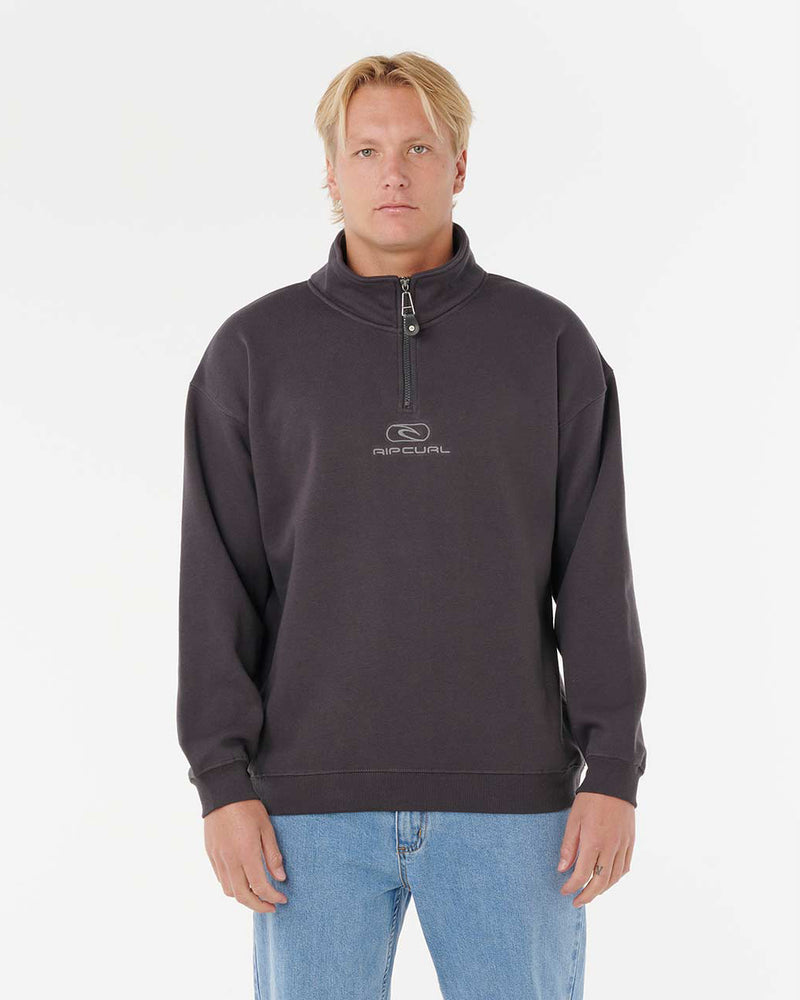 Pill Icon 1/4 Zip Crew