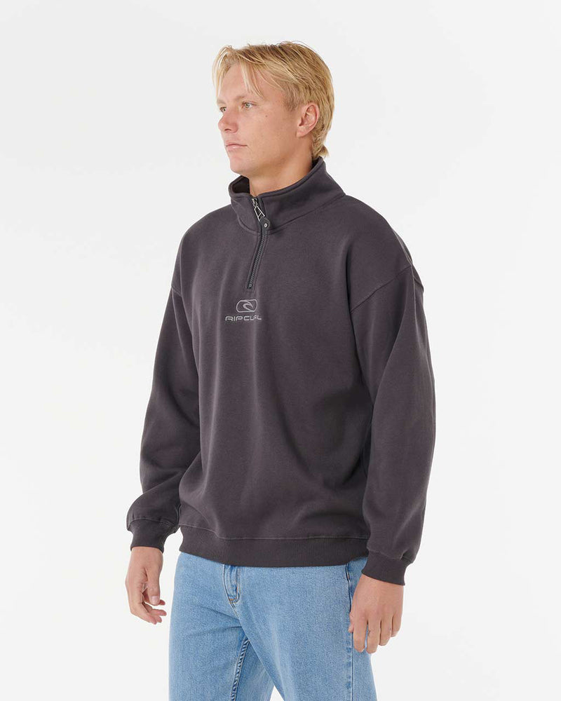Pill Icon 1/4 Zip Crew