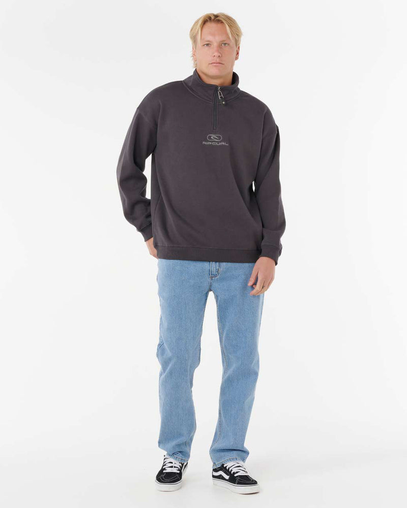 Pill Icon 1/4 Zip Crew