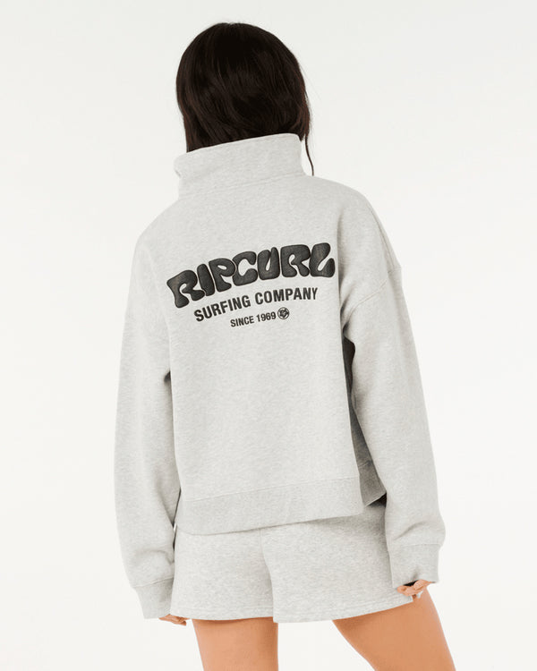 Surf Puff 1/4 Zip Crew