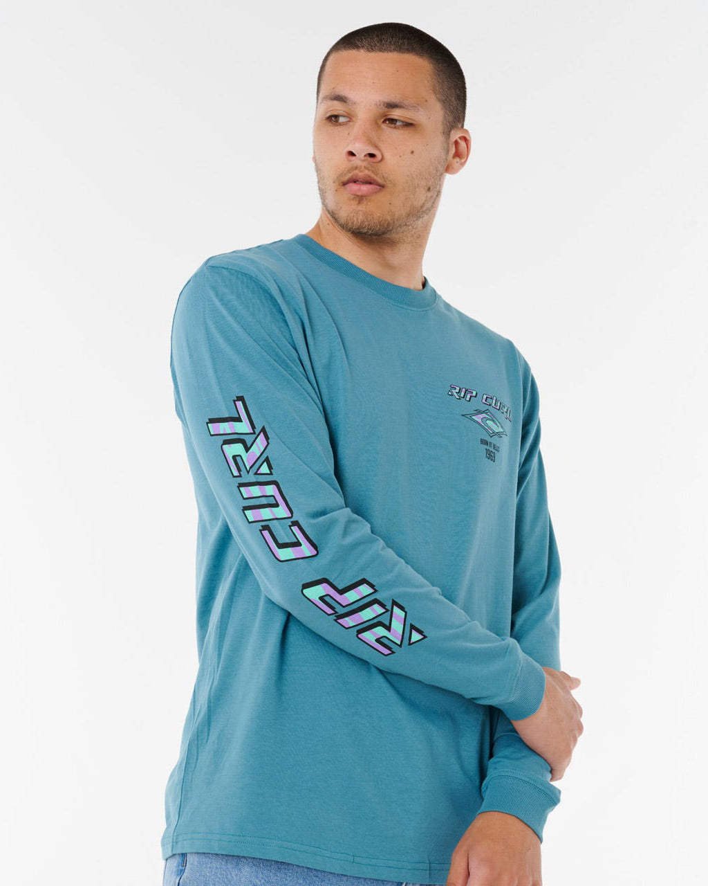 Fade Out Icon Long Sleeve Tee