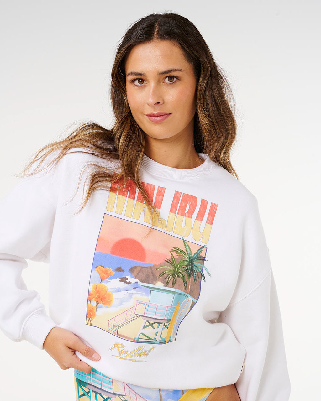 Hayley O Oversized Drop Shoulder Crew