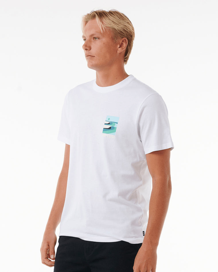 Surf Revival Lined Up Tee