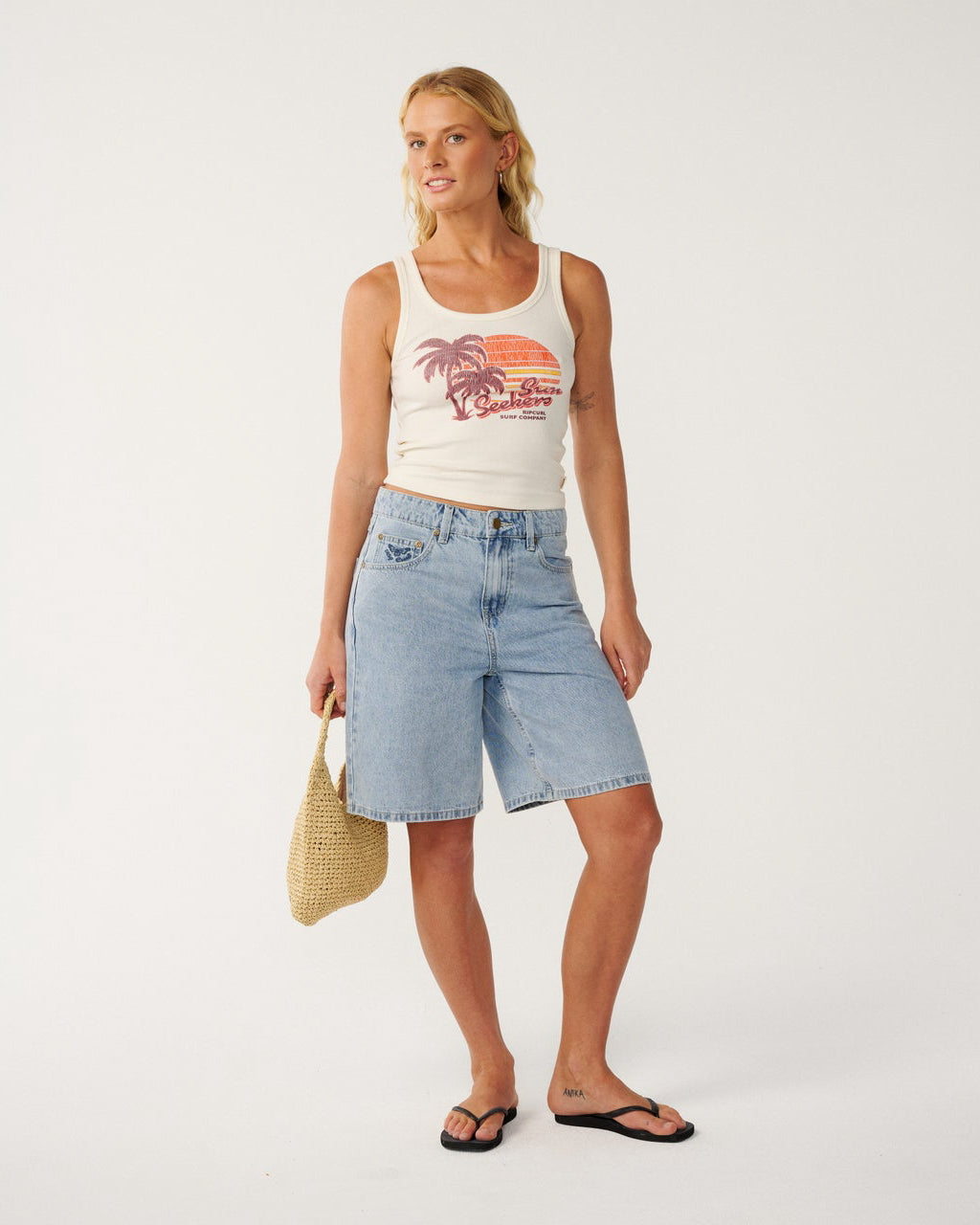 Beach Days Fitted Tank
