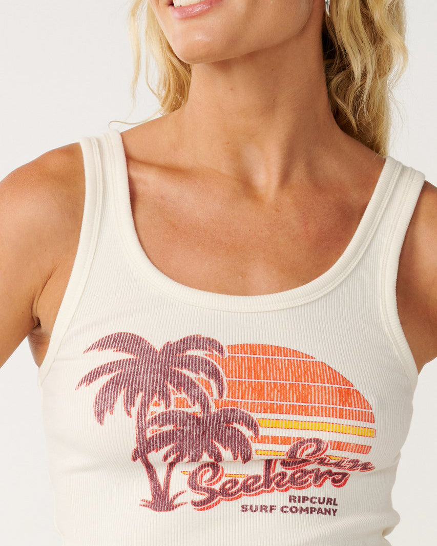 Beach Days Fitted Tank