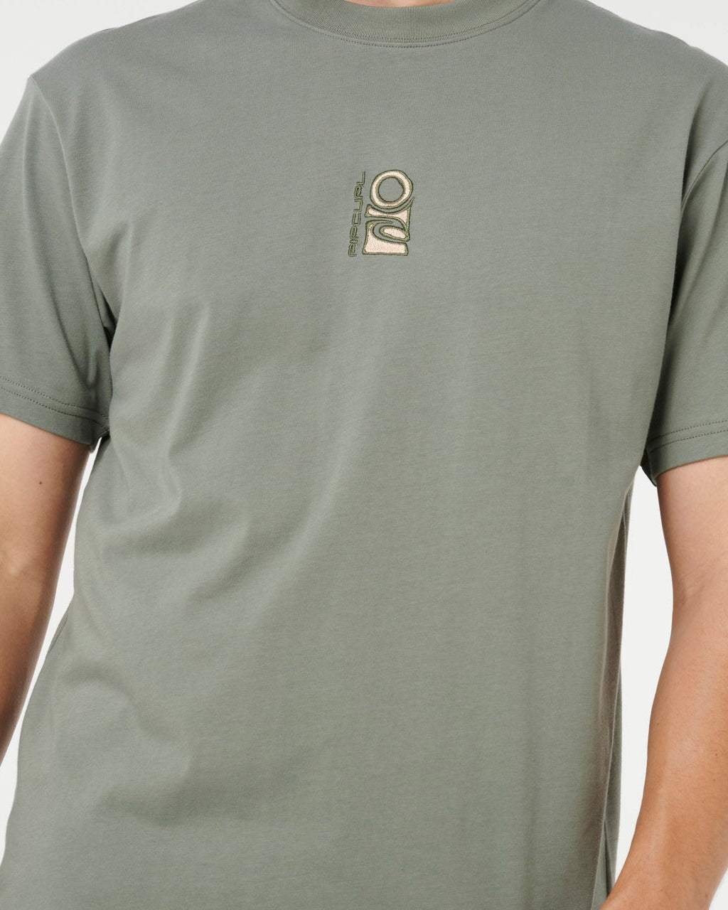 Search Stack Embroid Tee