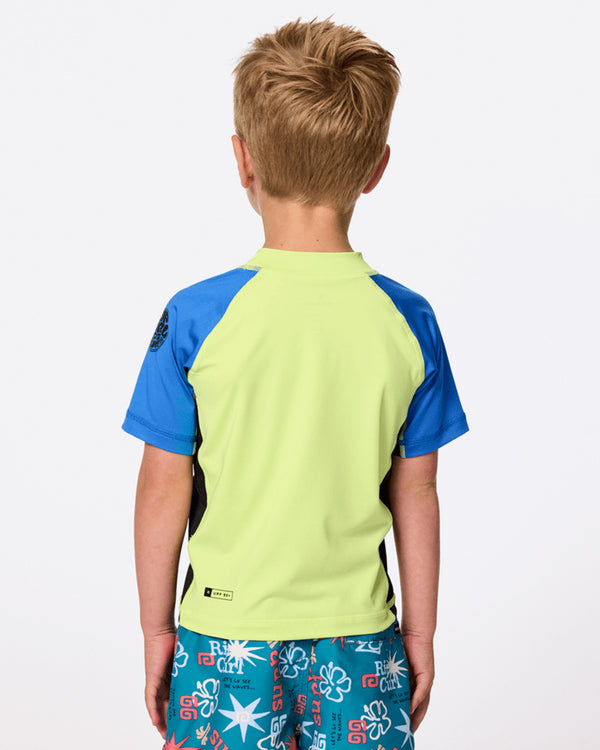 Tots Shock Upf Short Sleeve Rash Vest