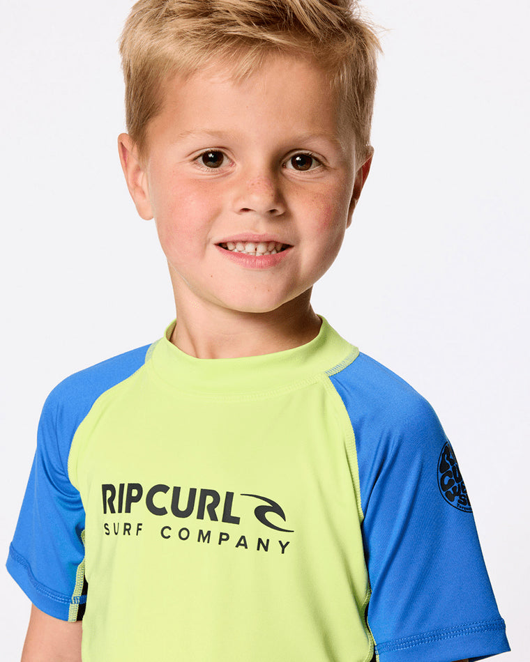 Tots Shock Upf Short Sleeve Rash Vest