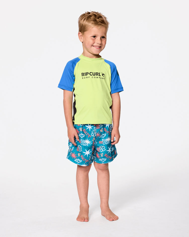 Tots Shock Upf Short Sleeve Rash Vest