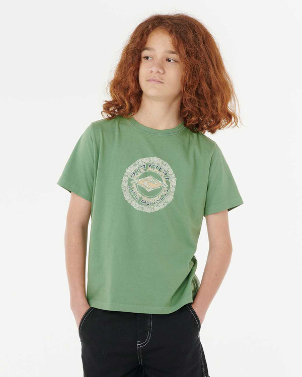 Boys Tropic Daze Mandala Tee