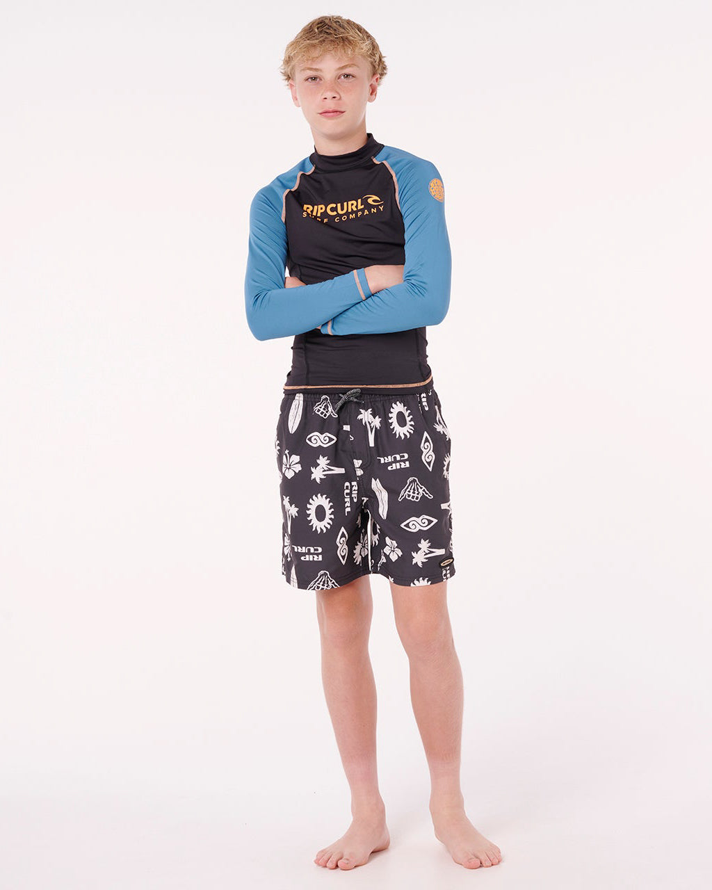 Boys Shock Upf Long Sleeve Rashie
