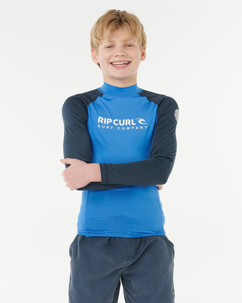 Boys Shock Upf Long Sleeve Rashie