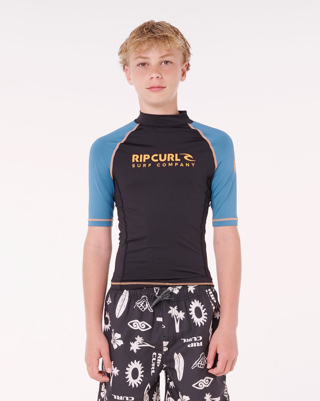 Boys Shock Upf Short Sleeve Rashie