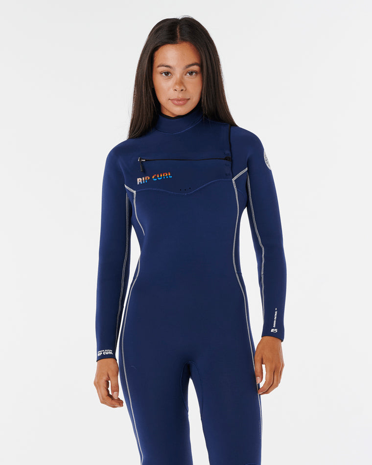 Stephanie Gilmore Womens Dawn Patrol Chest Zip 43 Wetsuit