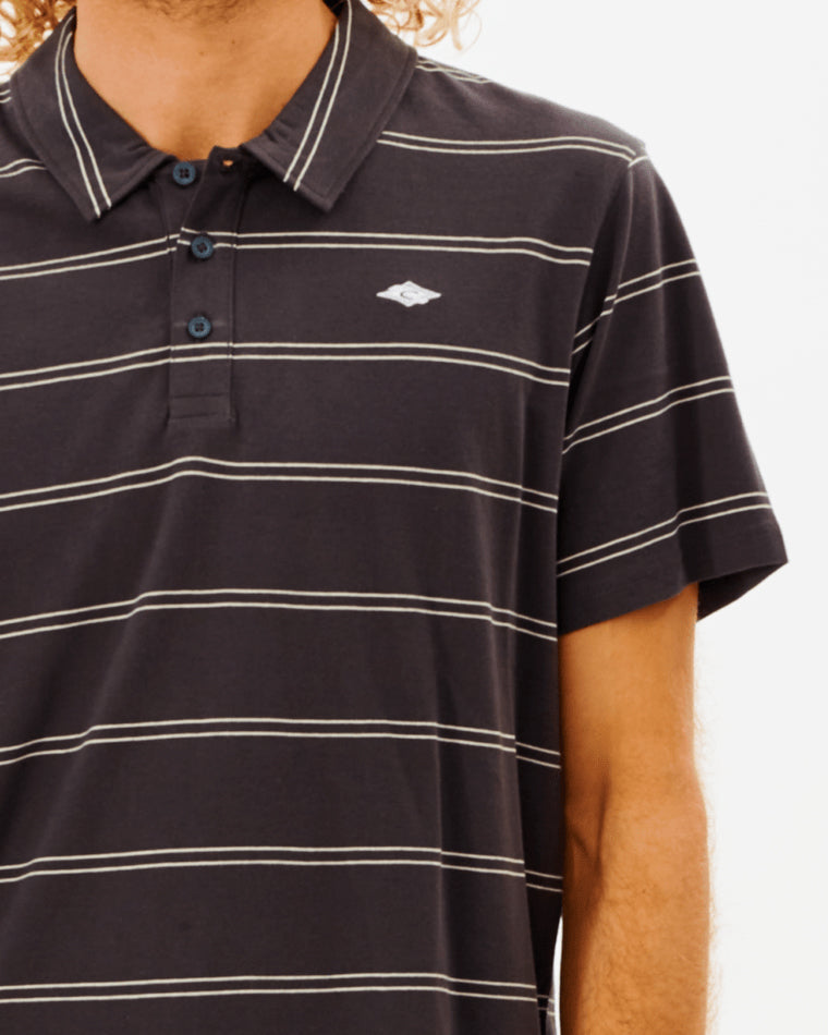 Plain Stripe Polo