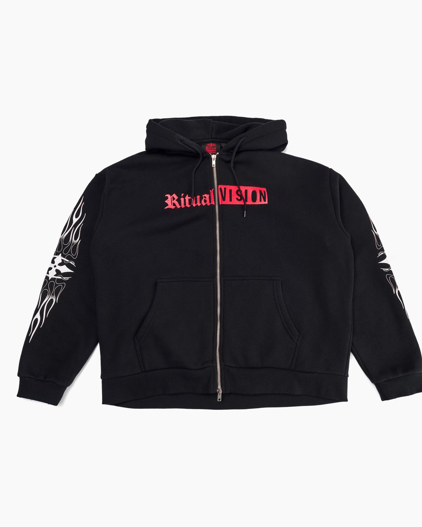 Flame Zip Thru Fleece