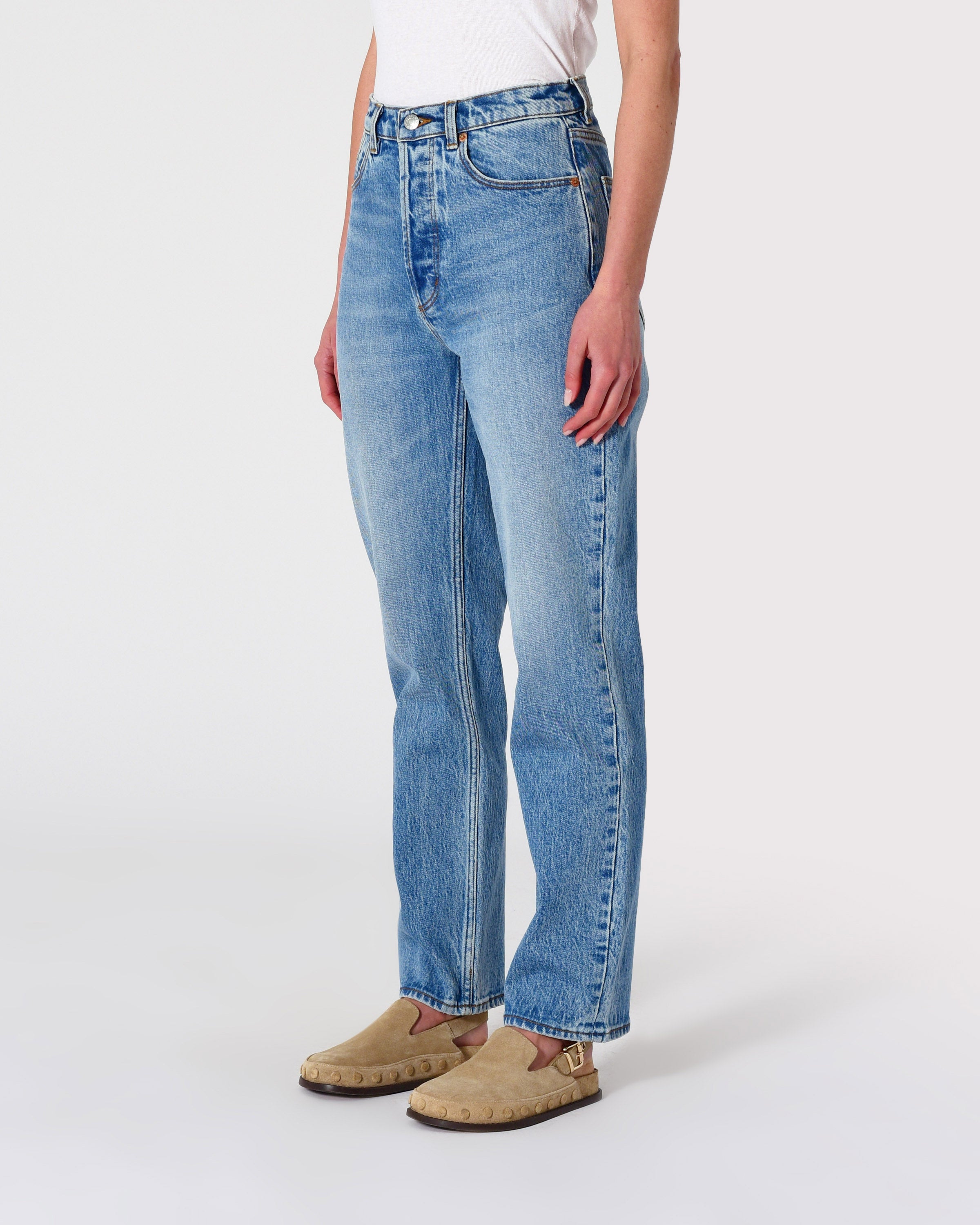 Loulou Straight Long Jean