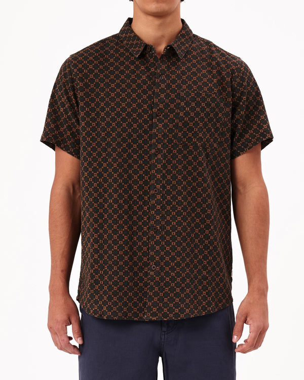 Motif Crepe Shirt