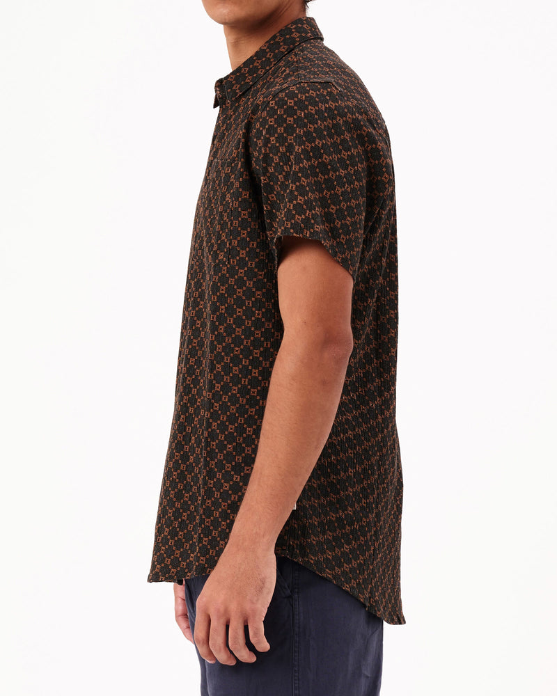 Motif Crepe Shirt