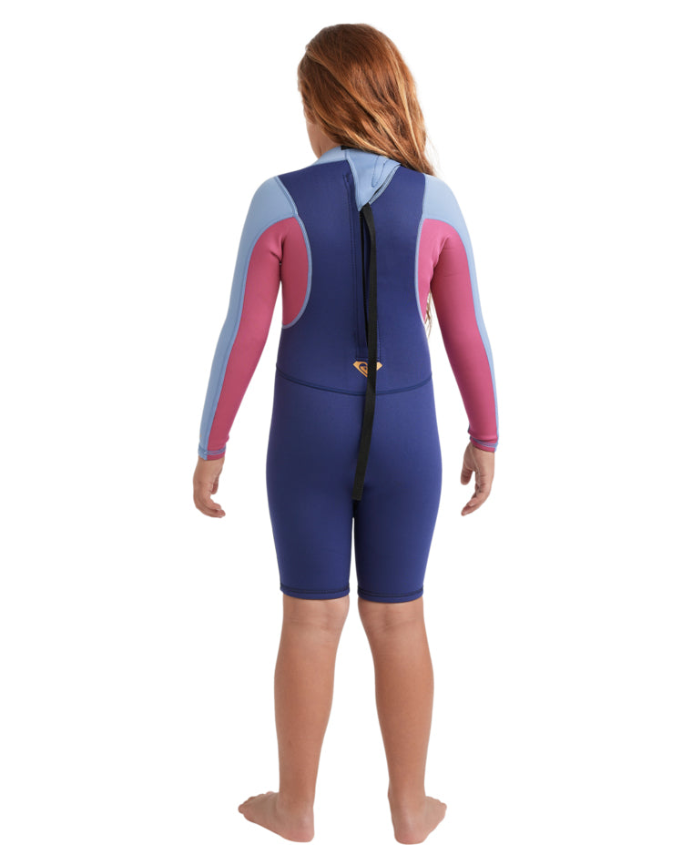 Girls 2/2 Prologue Back Zip Long Sleeve Springsuit Flat Lock