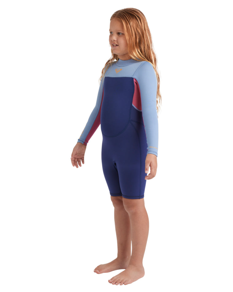 Girls 2/2 Prologue Back Zip Long Sleeve Springsuit Flat Lock