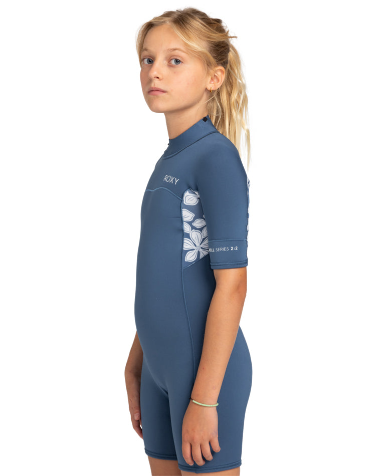 Girls 2.0 Swell S Short Sleeve Back Zip Qloc Springsuit