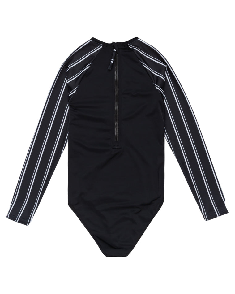 Girls Active Bico Long Sleeve One Piece