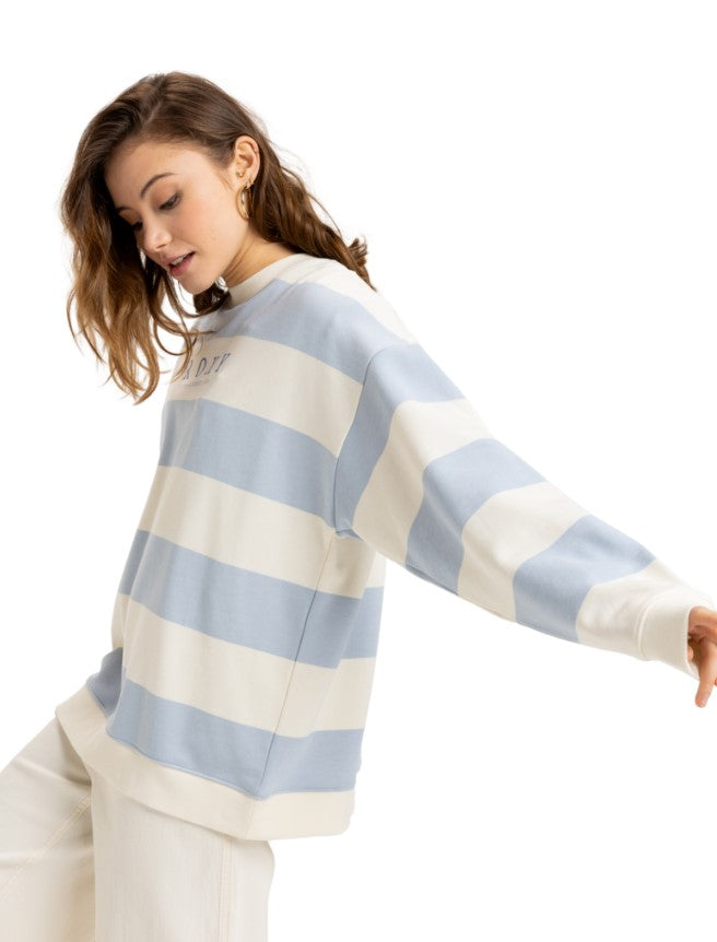 Strictly Stripes Oversized Crew