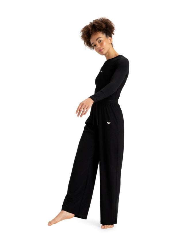 Rise & Vibe Rib Wide Leg Pants