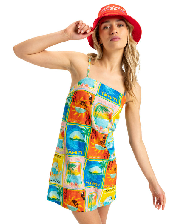 Atlas Playa Blanca Slip Dress