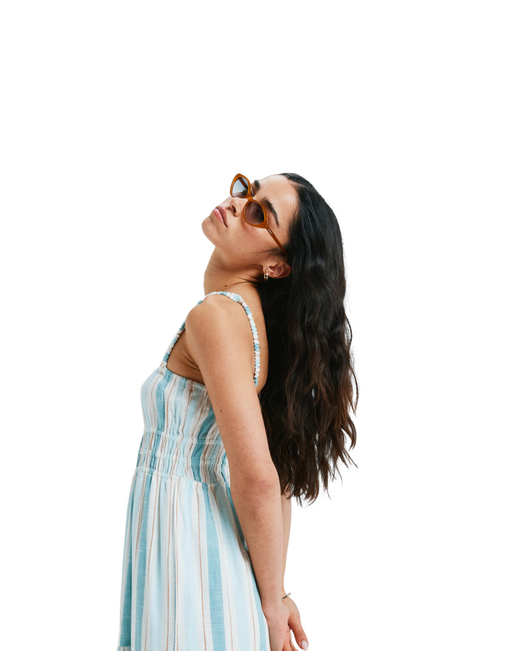 Sunshine Coastline Stripe Dress