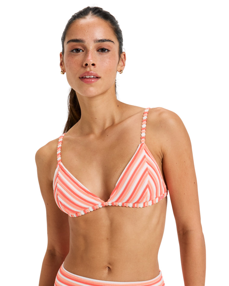 Party Wave 2 Fixed Tri Bikini Top