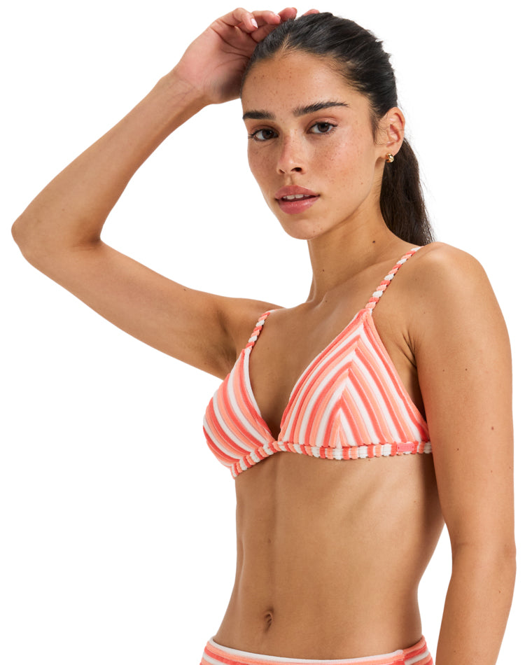 Party Wave 2 Fixed Tri Bikini Top