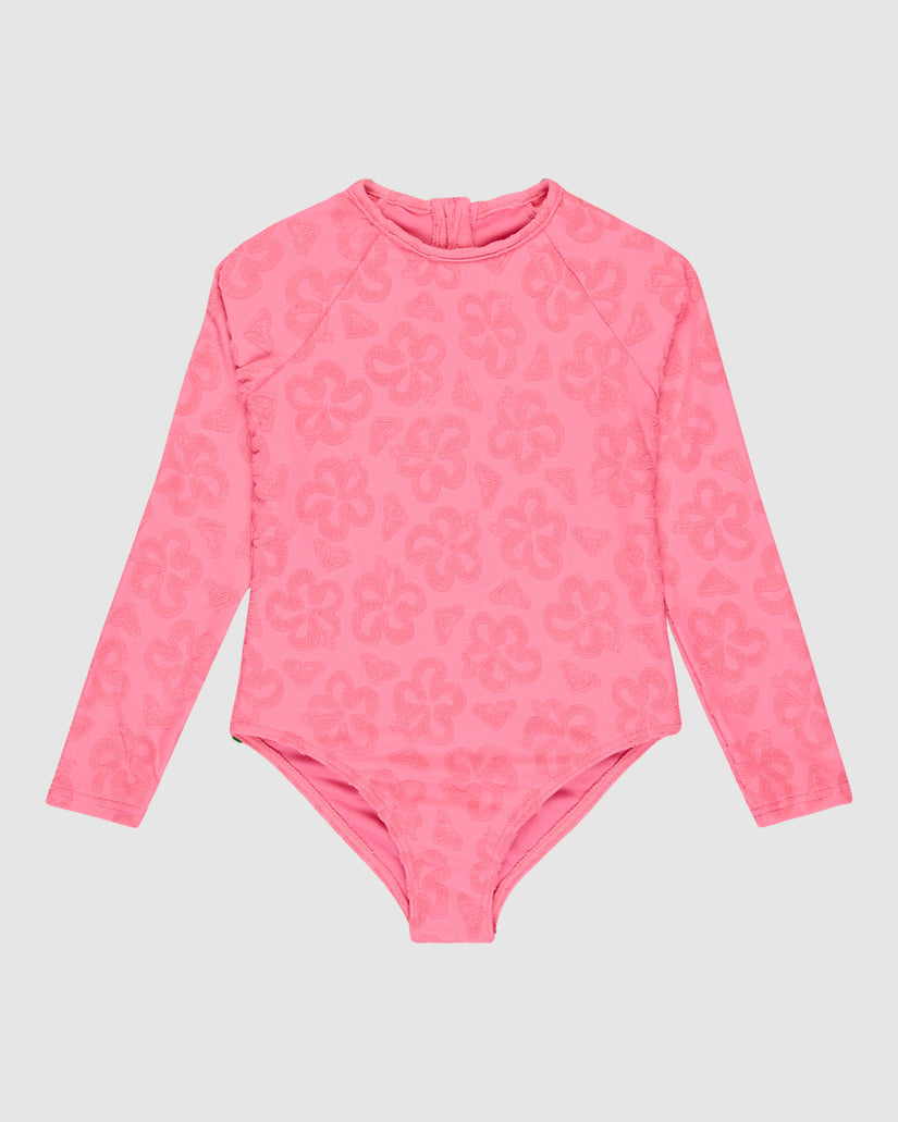 Tots Flip Flower Swim Onesie